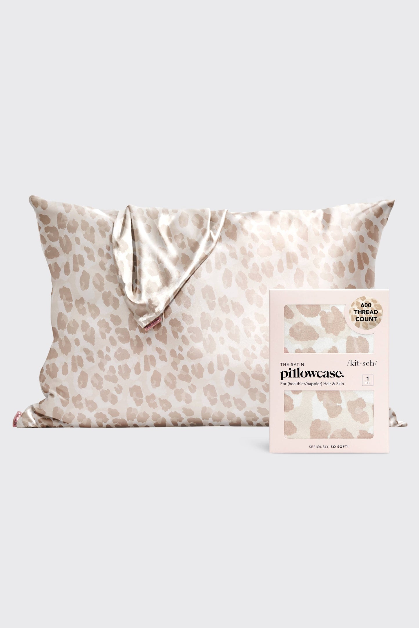 Satin Pillowcase - Leopard