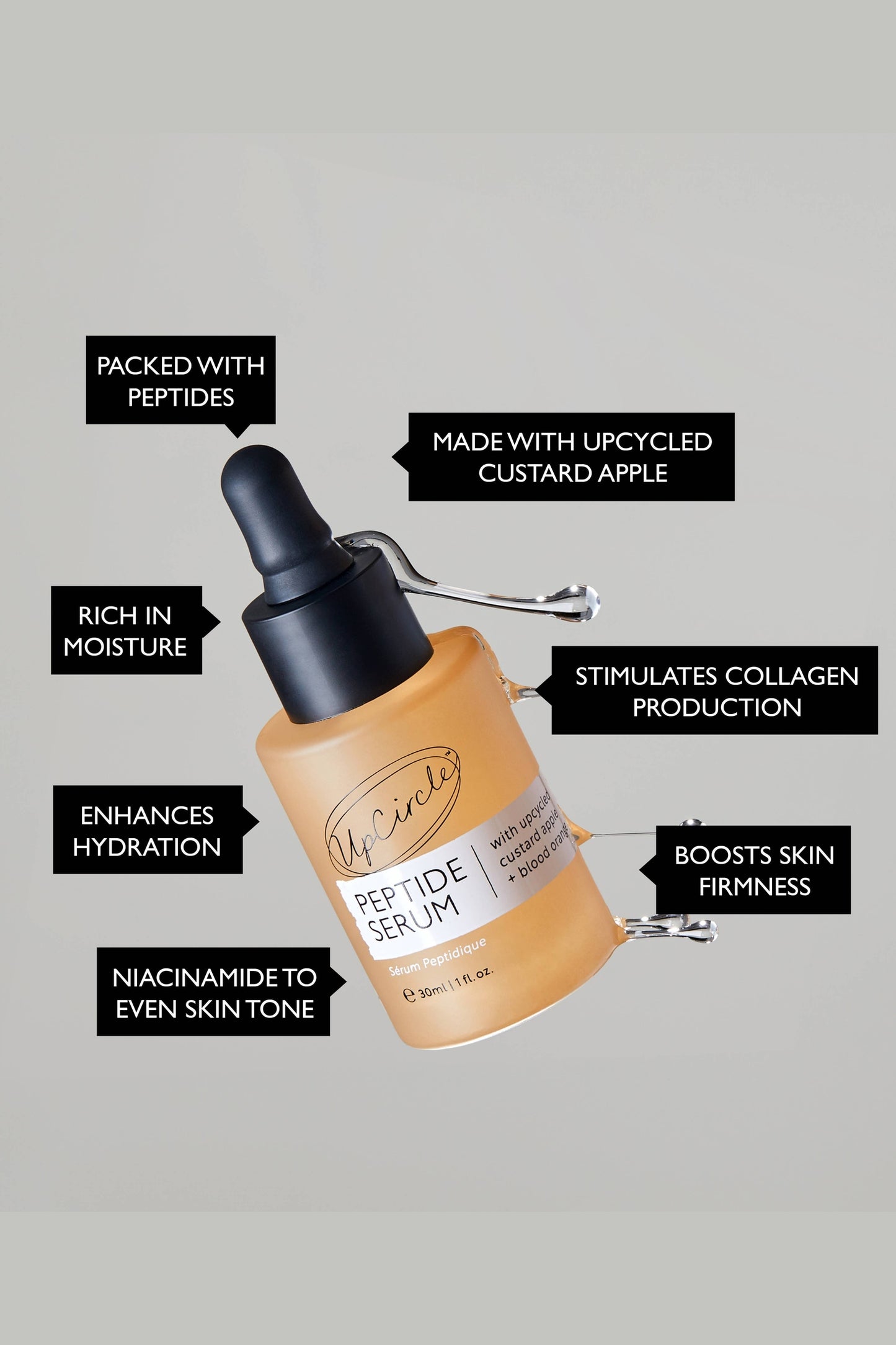 Anti-aging Collagen Boosting Vegan Spa Peptide Serum