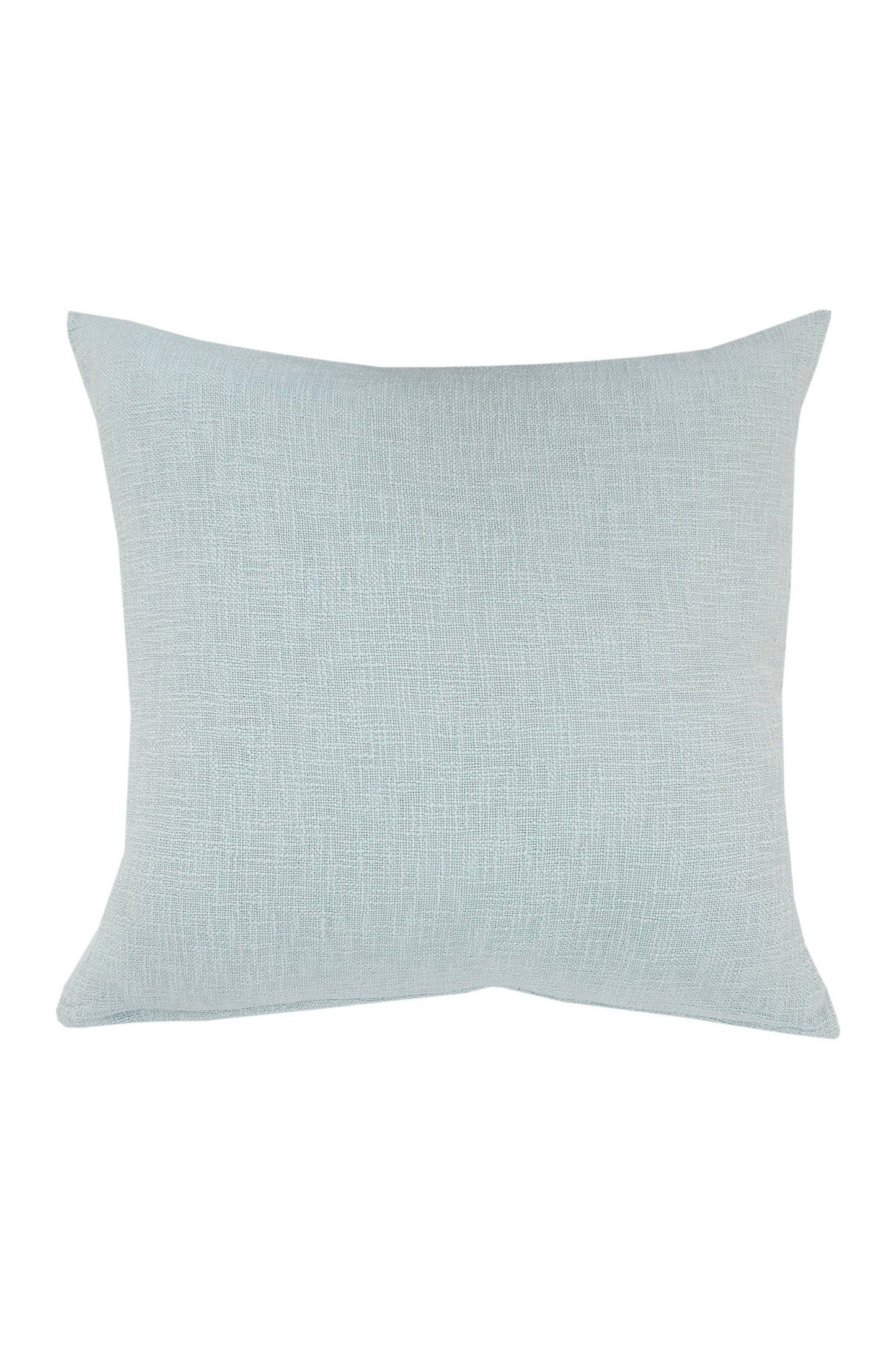 Roston Solid Decorative Diamond Tufted Cotton Throw Pillow: Sky Blue / 20" x 20" / Poly Filled