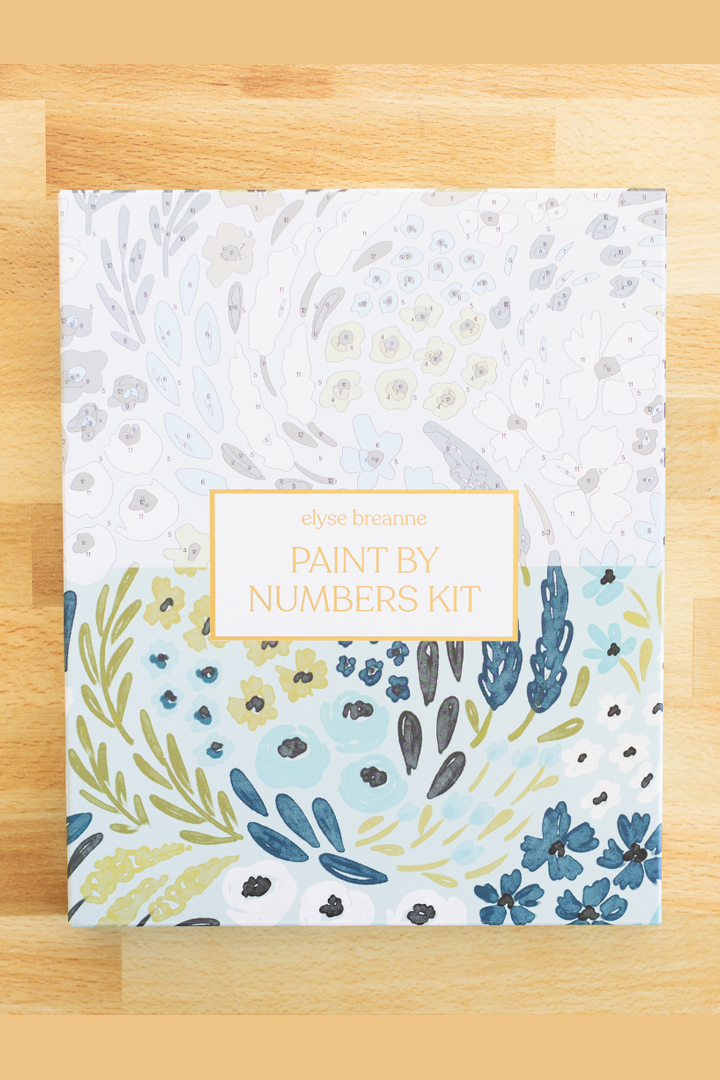 Waterfall Floral Paint By Number Kit