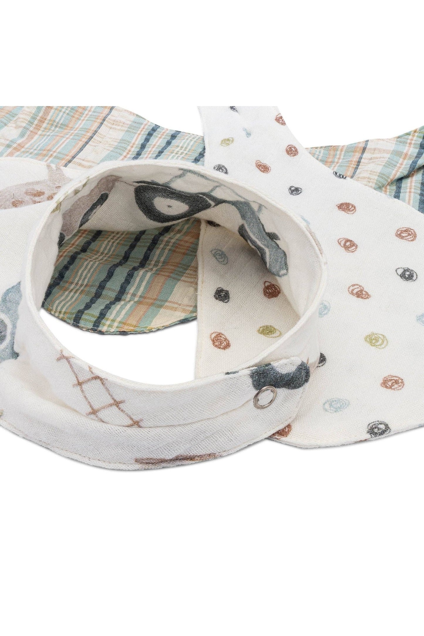 Charlie 3-pc. Farmhouse Tractor Bib set