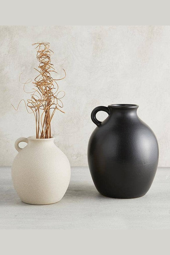 Matte Black Kettle Planter