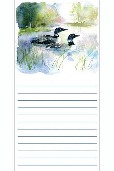 List Pad - Loons on the Lake