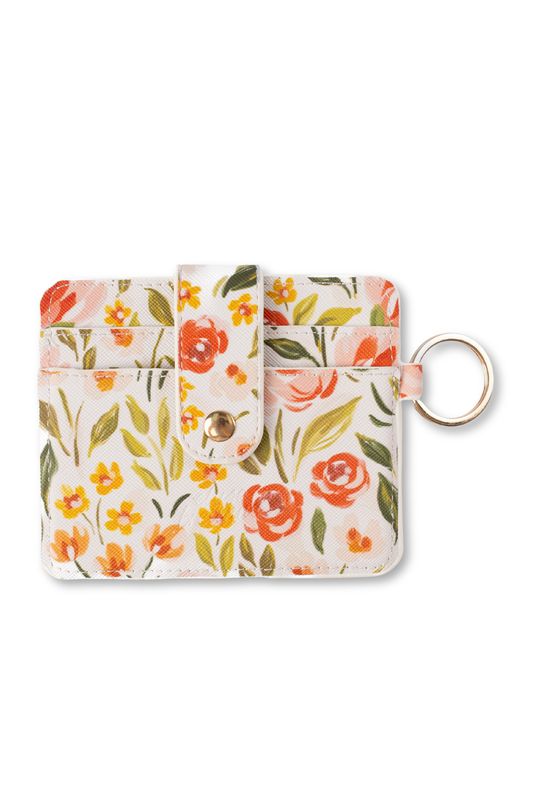 Floral Card Wallet: Spring Garden