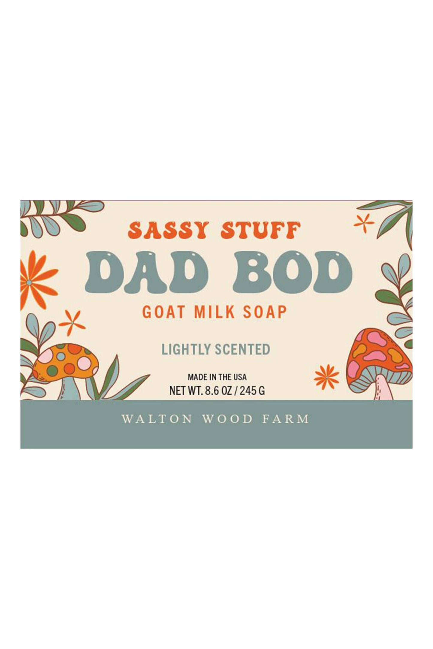 Dad Bod Goat Milk Bar Soap 8.6oz