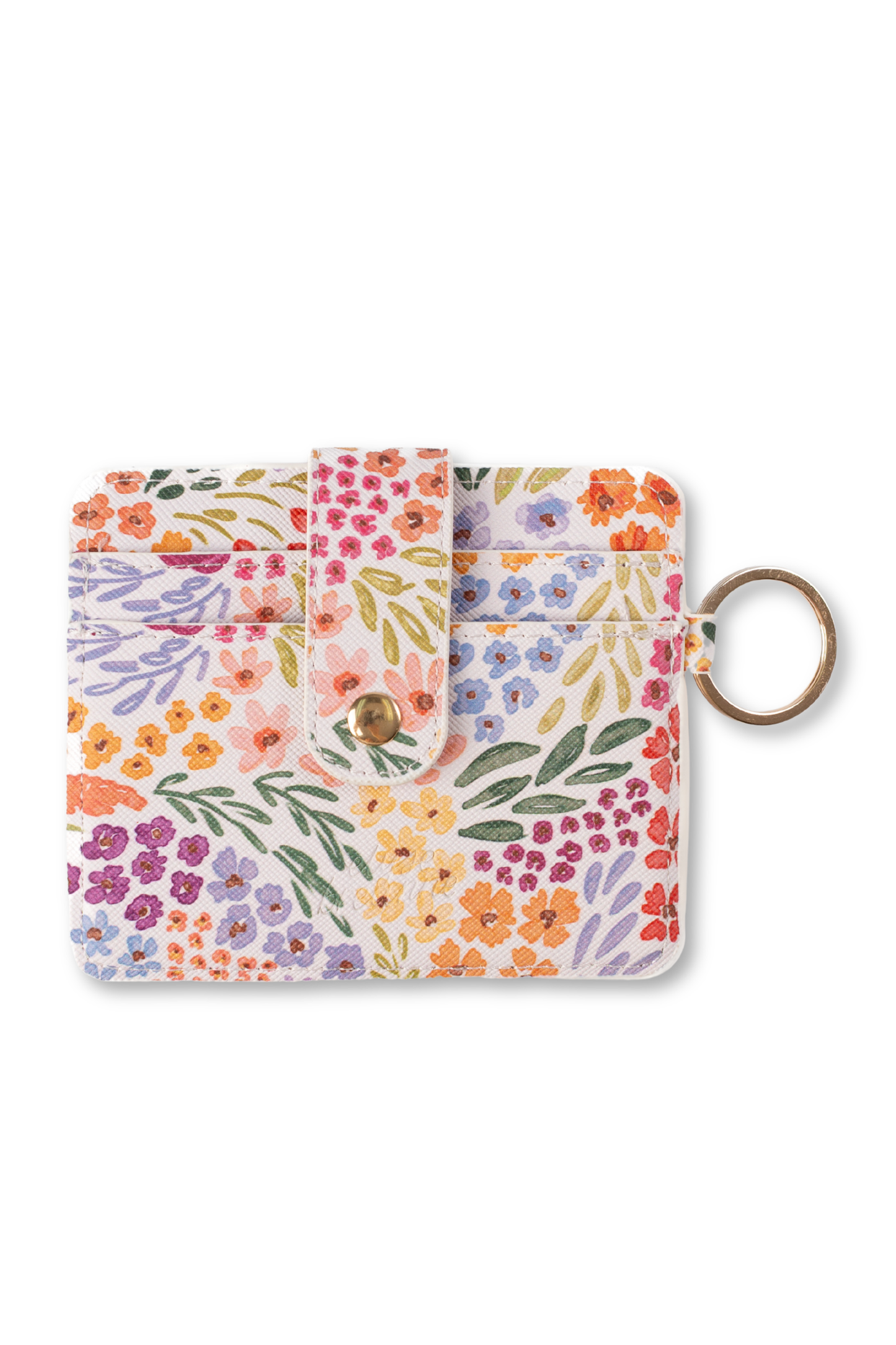 Floral Card Wallet: Forget Me Not Sage