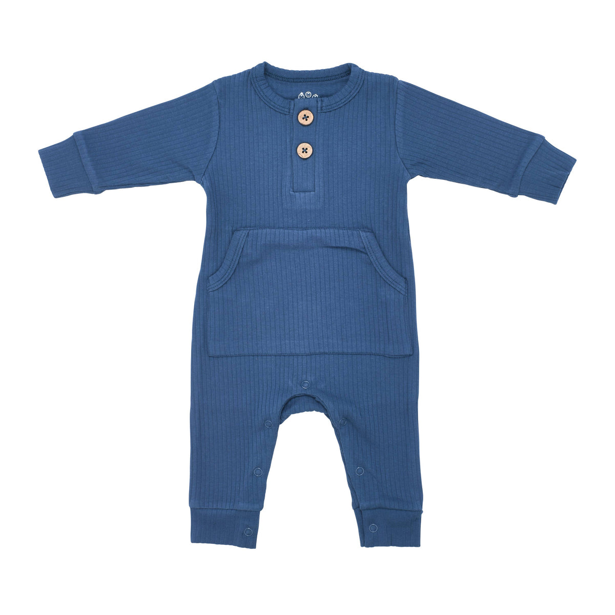 Mauve Baby Ribbed Playsuit with Pockets: 6-12 Months