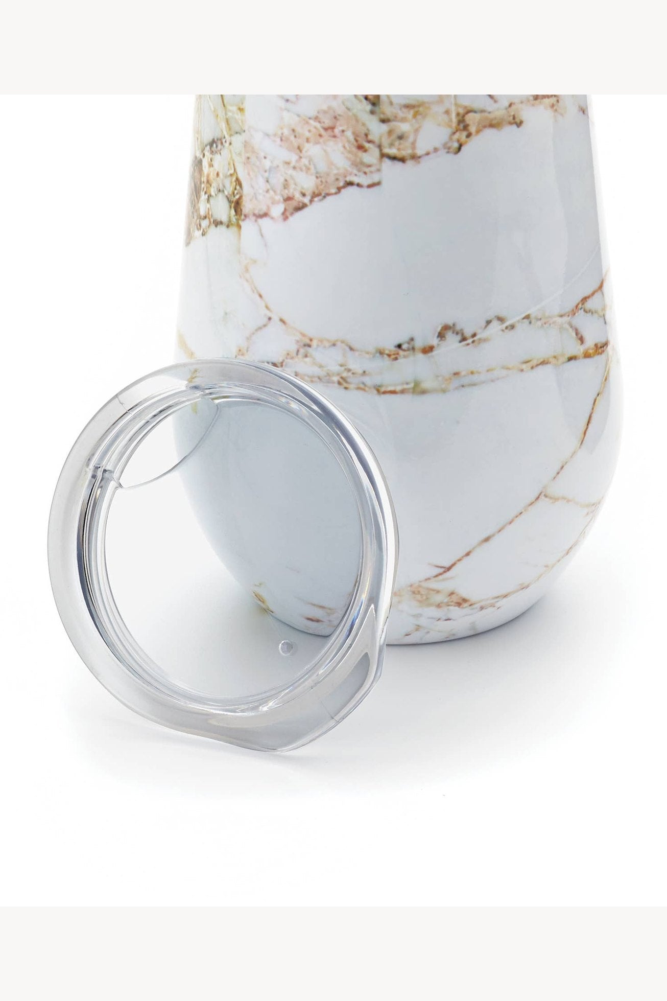 Outset Wine Tumbler, Copper Marble, Set of 2, 12-Ounce