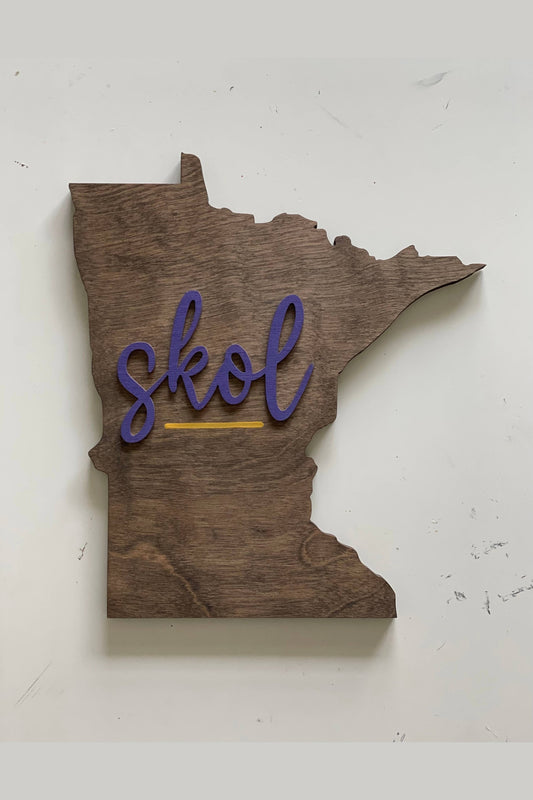 Minnesota Vikings SKOL Sign