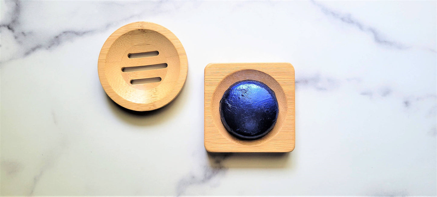 Bamboo Shower Steamer Tray : Round