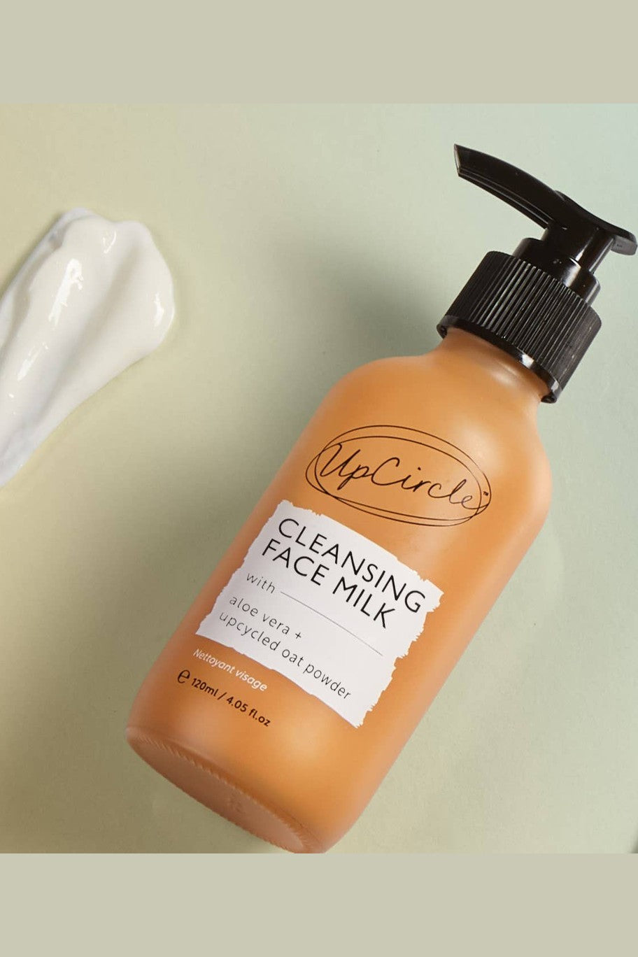 Cleansing Face Milk with Aloe Vera + upcycled Oat Powder