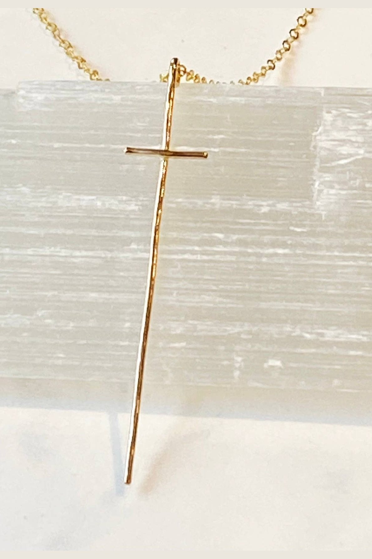 Modern Cross Necklace